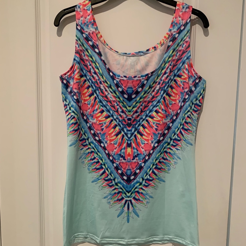 Set of 3 Fashion Printed Boho Tank Tops